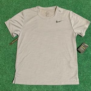 Nike Men's Dri-FIT Utility Static Training Tee Large Grey NEW WITH TAGS
